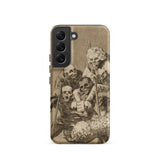 What one does to Another - Francisco De Goya Phone Case Samsung Galaxy S22 / Matte Vintage-style Phone Case Detailed Black-and-white