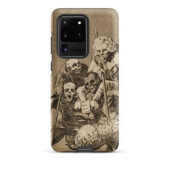 What one does to Another - Francisco De Goya Samsung Case, Galaxy S20 Ultra / Matte, Smartphone Skeletal Case