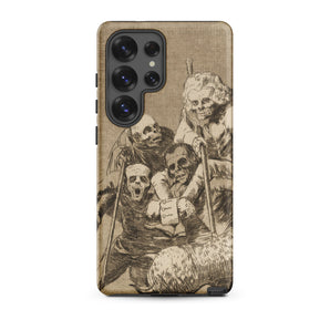 What one does to Another - Francisco De Goya Samsung Case, Galaxy S25 Ultra / Matte, Smartphone Case Vintage-style Illustration Figures