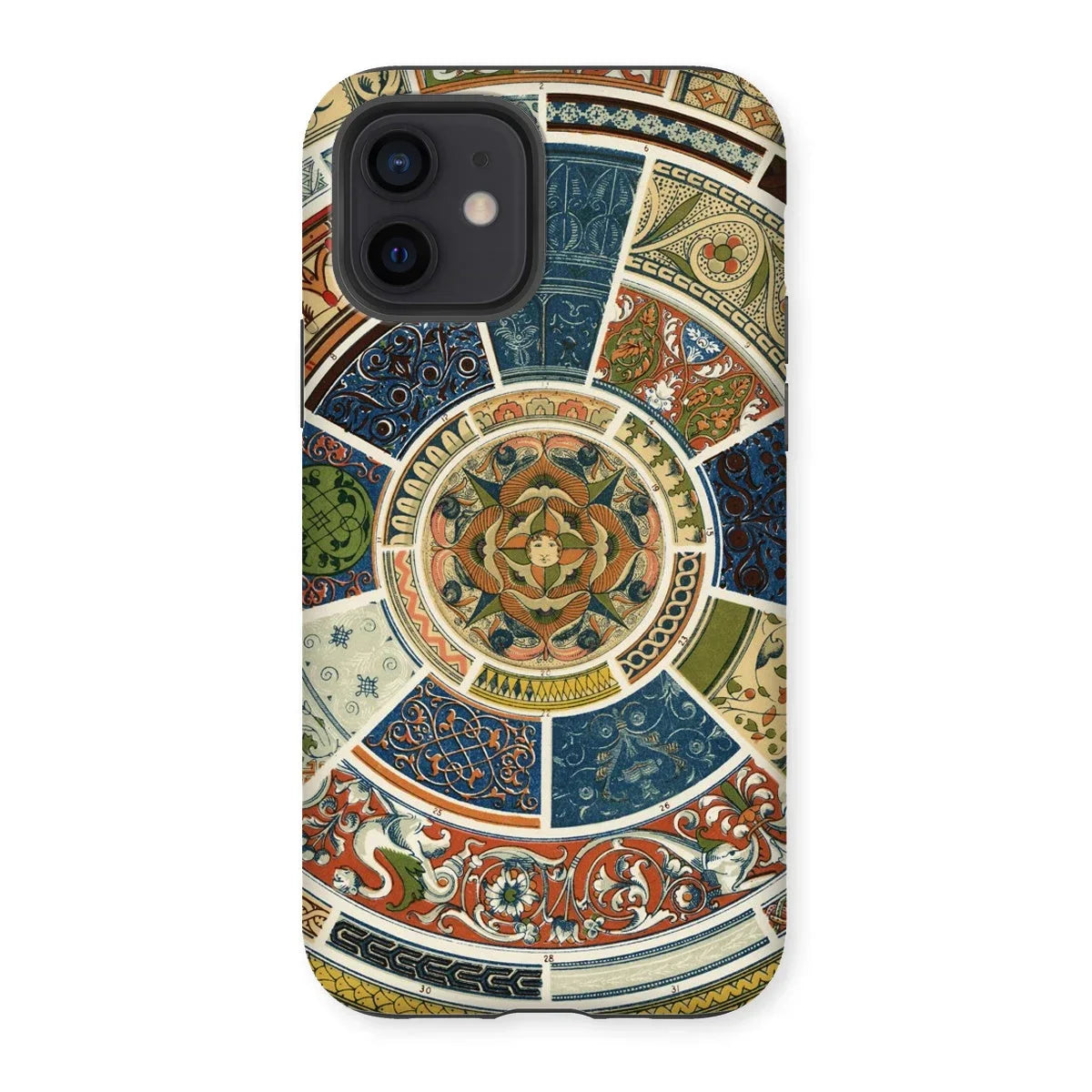Another Grammar of Ornament - Owen Jones Iphone Case, 12 / Matte, Ornate Phone Case Circular Mandala-like Design Intricate Patterns