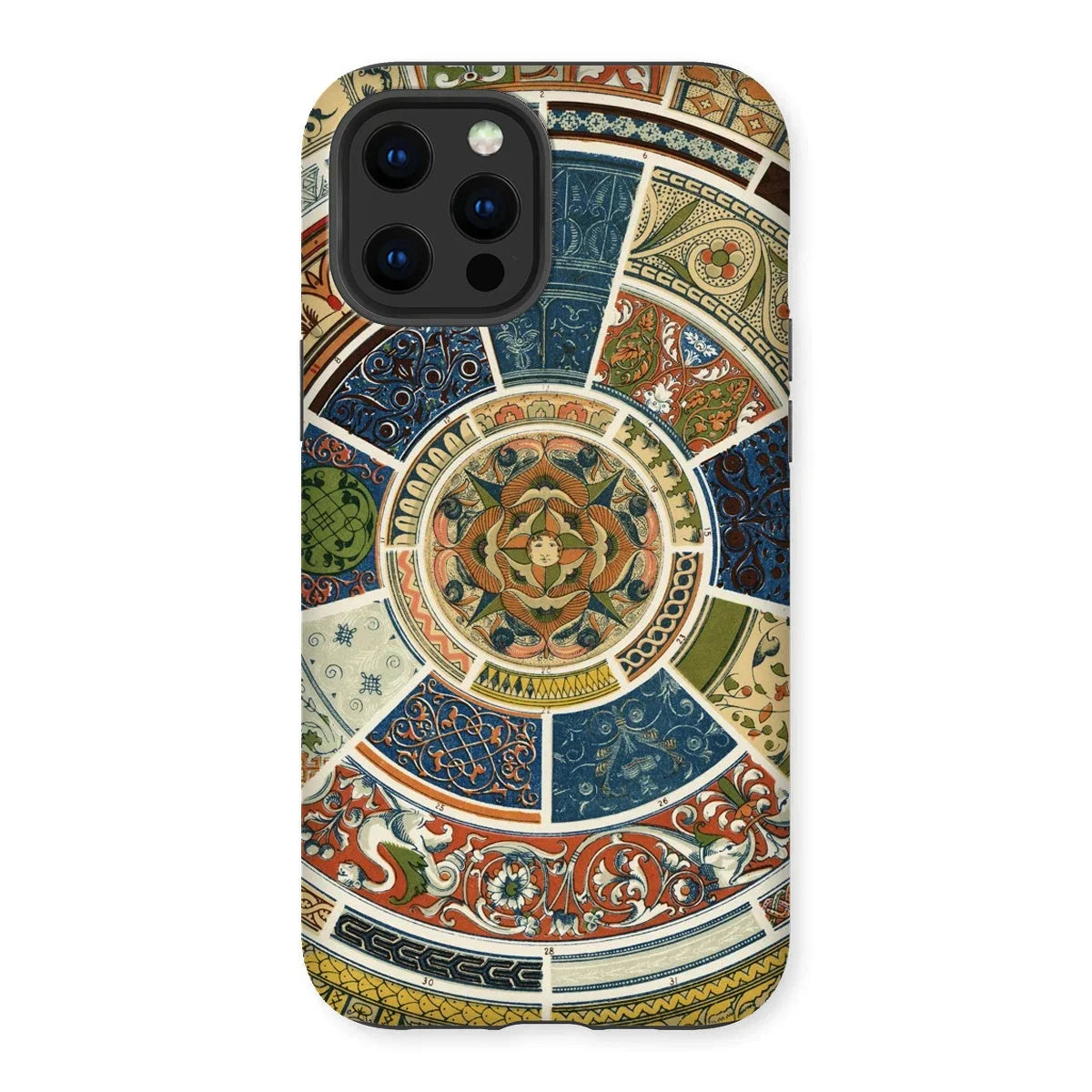 Another Grammar of Ornament - Owen Jones Iphone Case, 12 Pro Max / Matte, Ornate Phone Case Circular Mandala-like Design Intricate Patterns