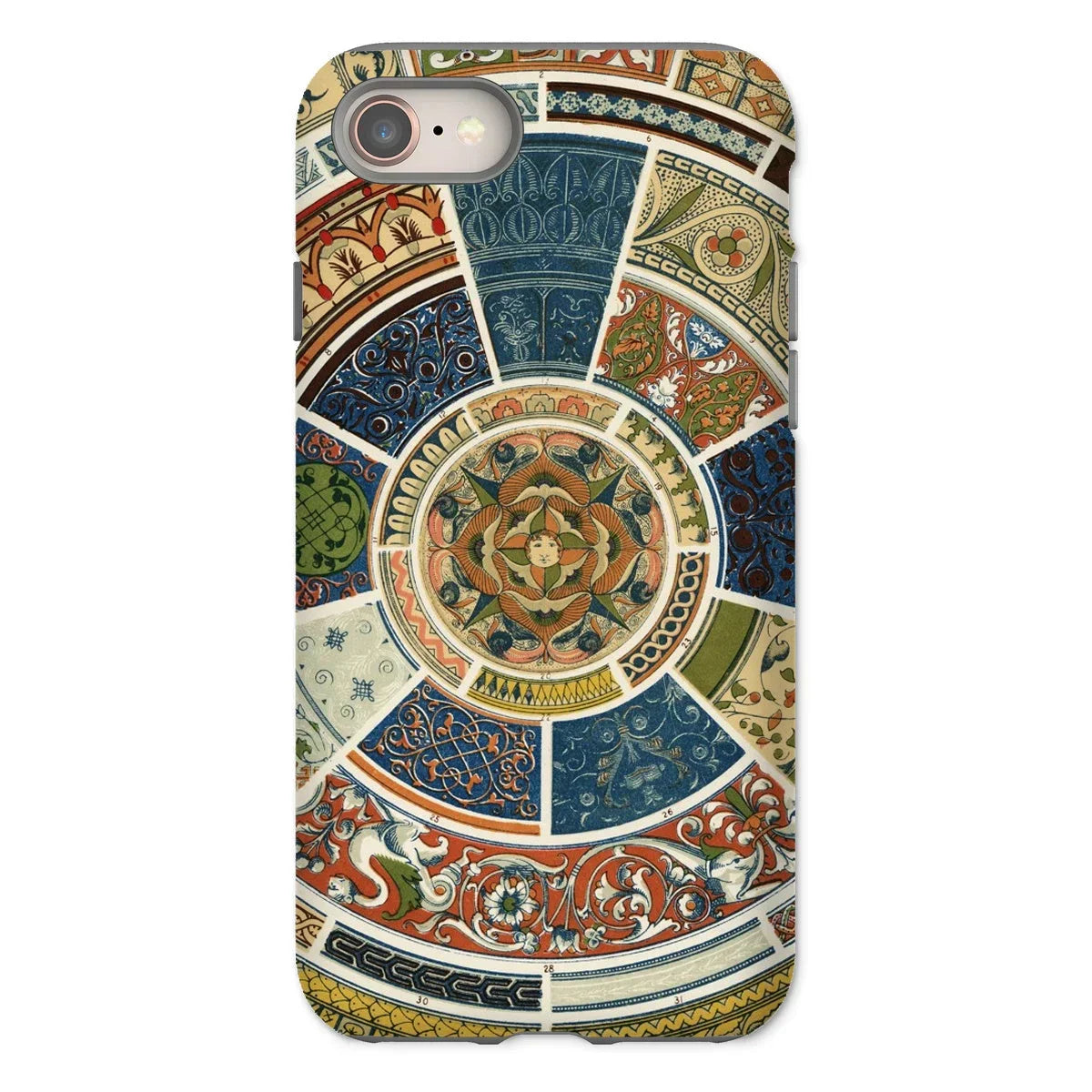Another Grammar of Ornament - Owen Jones Iphone Case, 8 / Matte, Ornate Phone Case Circular Mandala-like Design Intricate Patterns