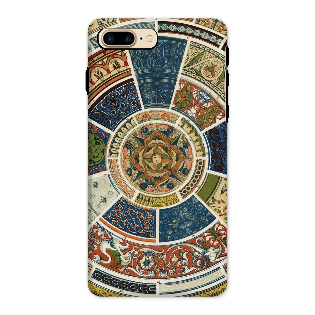 Another Grammar of Ornament Owen Jones Iphone Case, 8 Plus / Matte, Ornate Phone Case Circular Mandala Like Design Intricate Patterns