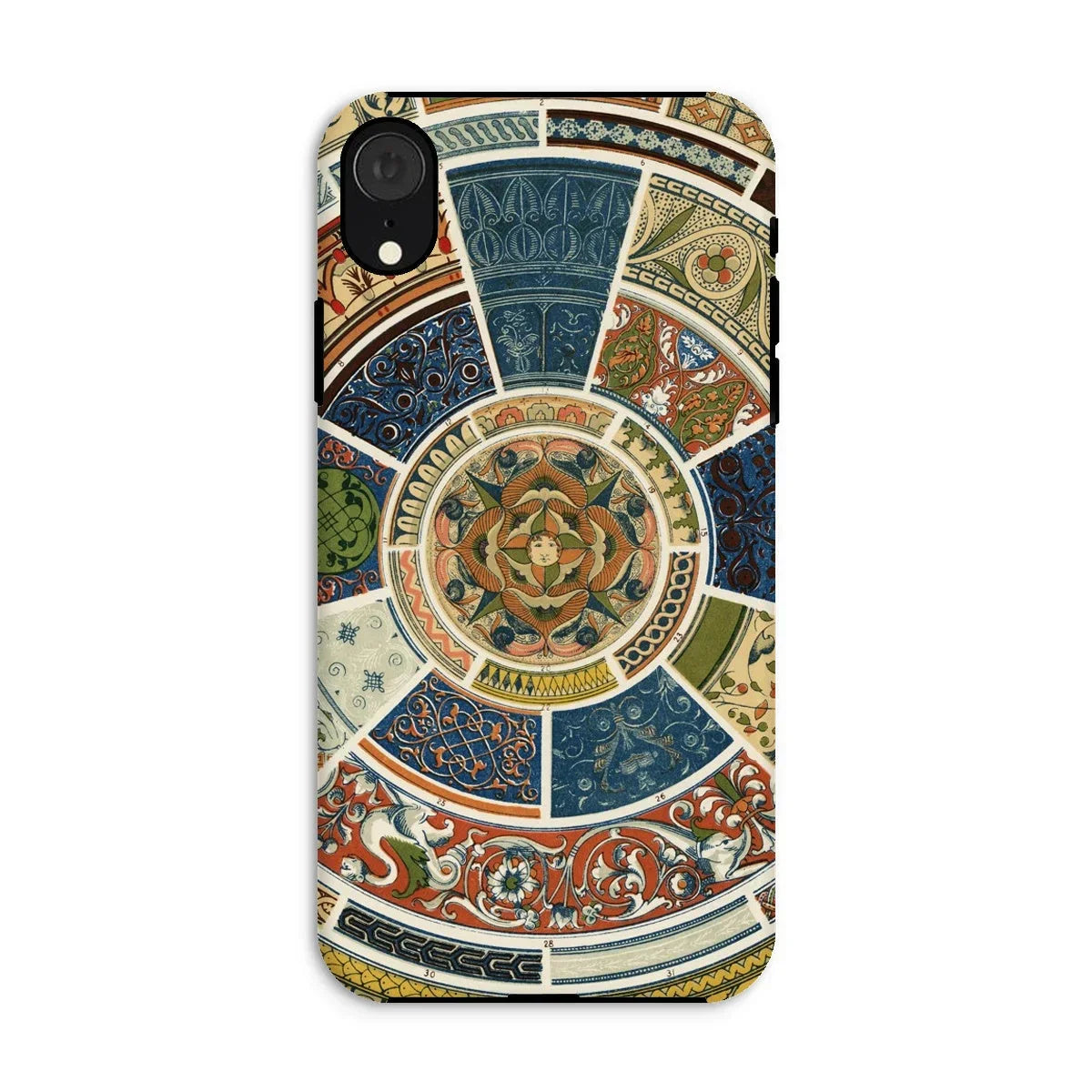 Another Grammar of Ornament - Owen Jones Iphone Case, Xr / Matte, Ornate Phone Case Circular Mandala-like Design Intricate Patterns