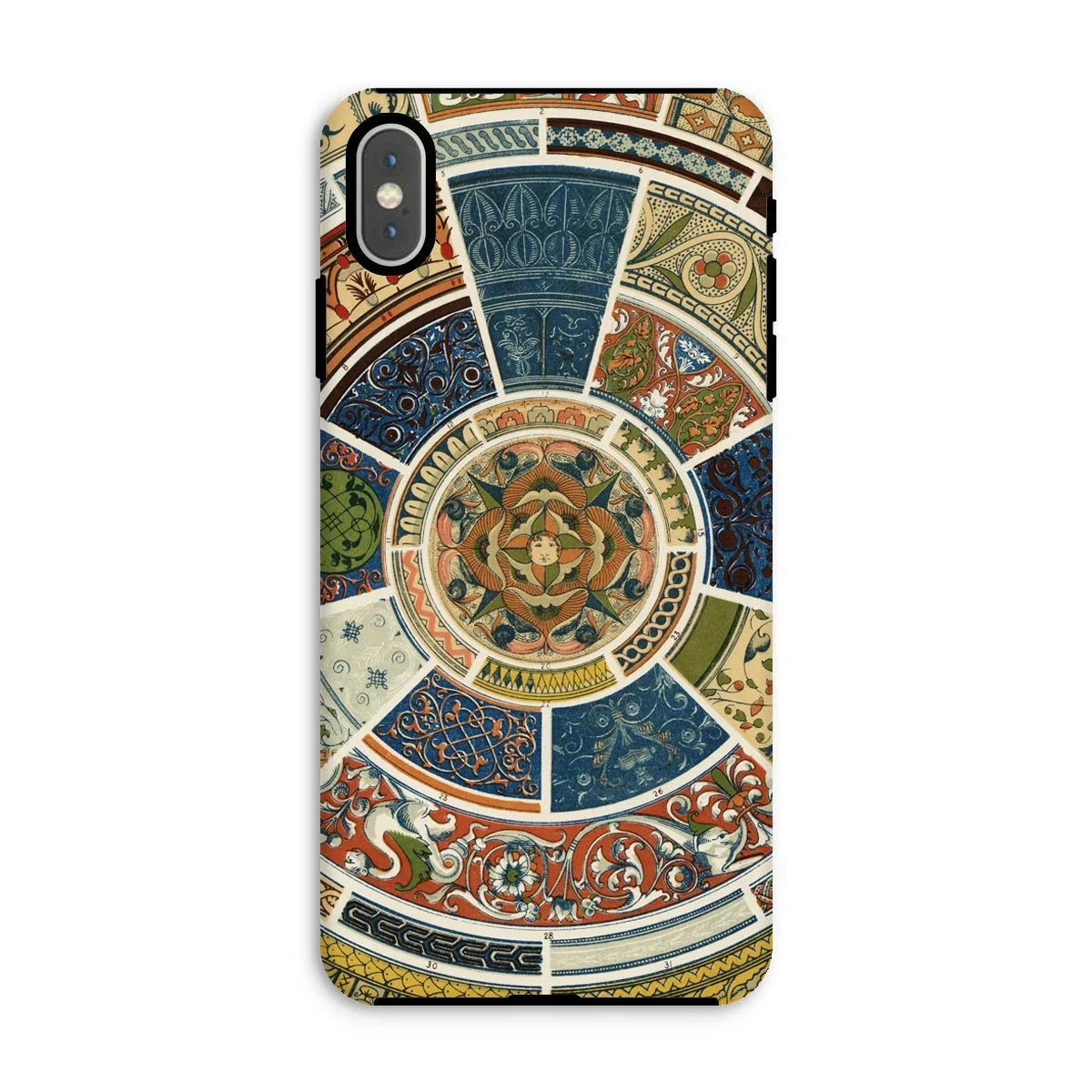 Another Grammar of Ornament - Owen Jones Iphone Case, Xs Max / Matte, Ornate Phone Case Circular Mandala-like Design Intricate Patterns