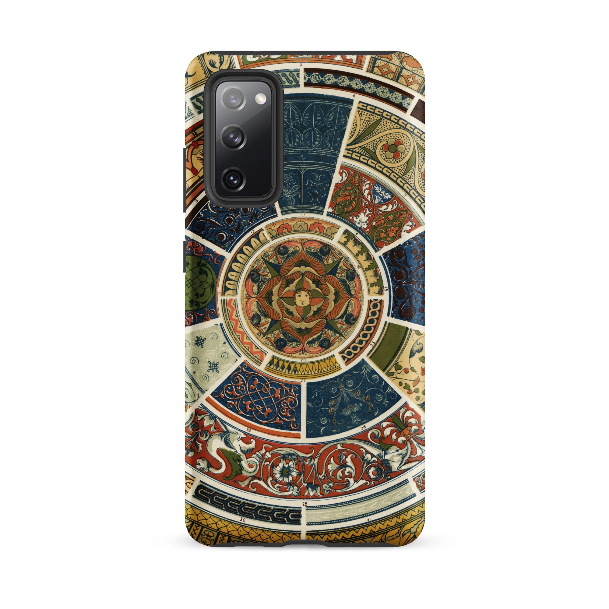 Another Grammar of Ornament Owen Jones Samsung Case, Galaxy S20 Fe / Matte, Smartphone Case Colorful Intricate Circular Pattern Design