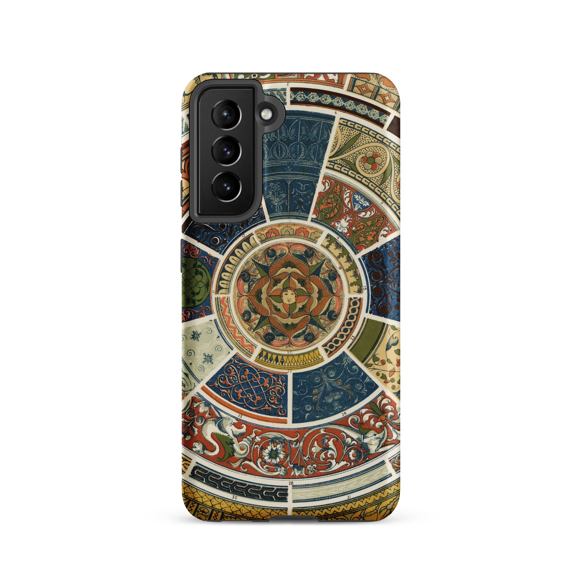 Another Grammar of Ornament Owen Jones Samsung Case, Galaxy S21 / Matte, Smartphone Case Ornate Colorful Circular Design Intricate Patterns