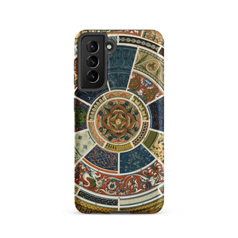 Another Grammar of Ornament - Owen Jones Samsung Case, Galaxy S21 / Matte, Smartphone Case Ornate Colorful Circular Design Intricate