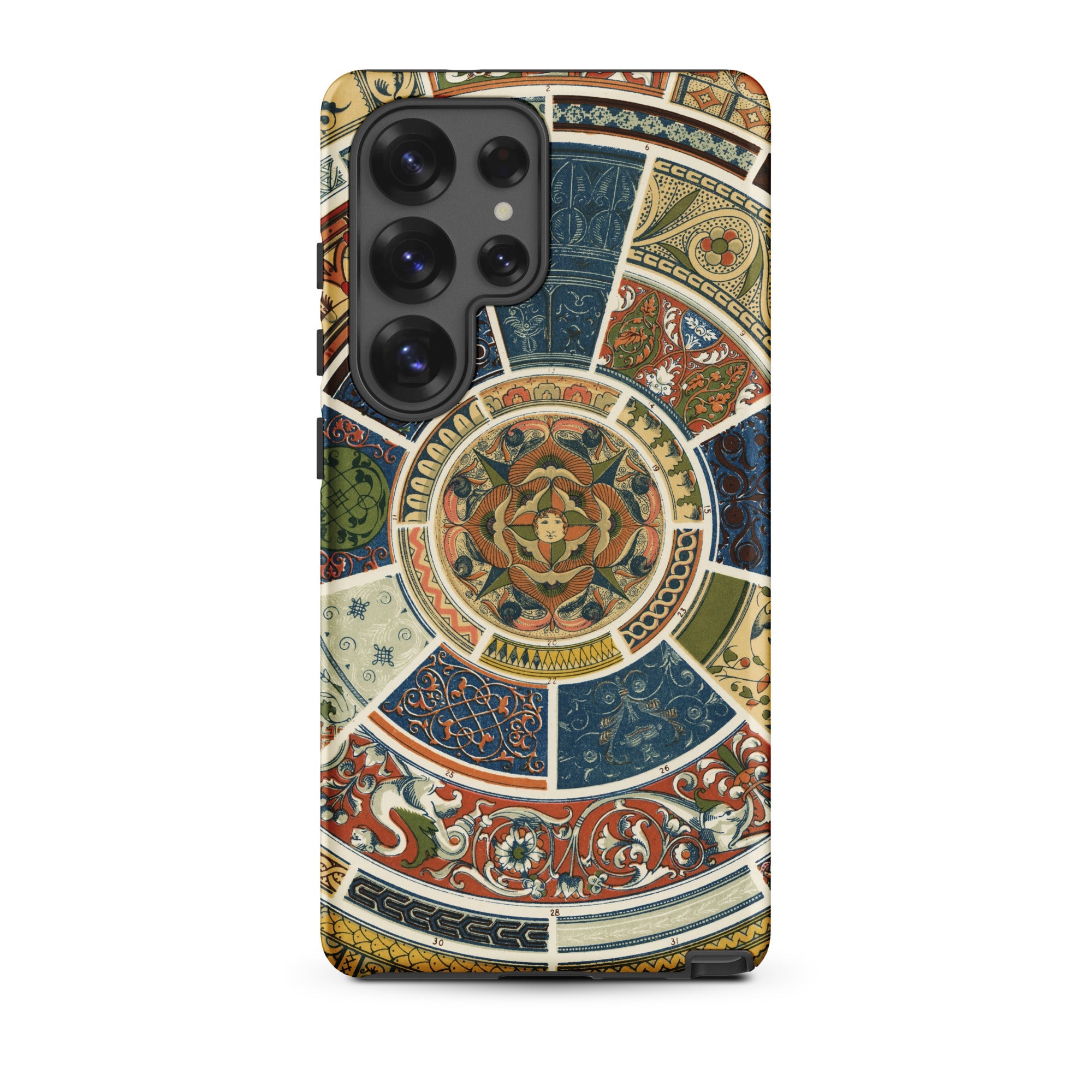 Another Grammar of Ornament Owen Jones Samsung Case, Galaxy S25 Ultra / Matte, Smartphone Richly Patterned Circular Design Case