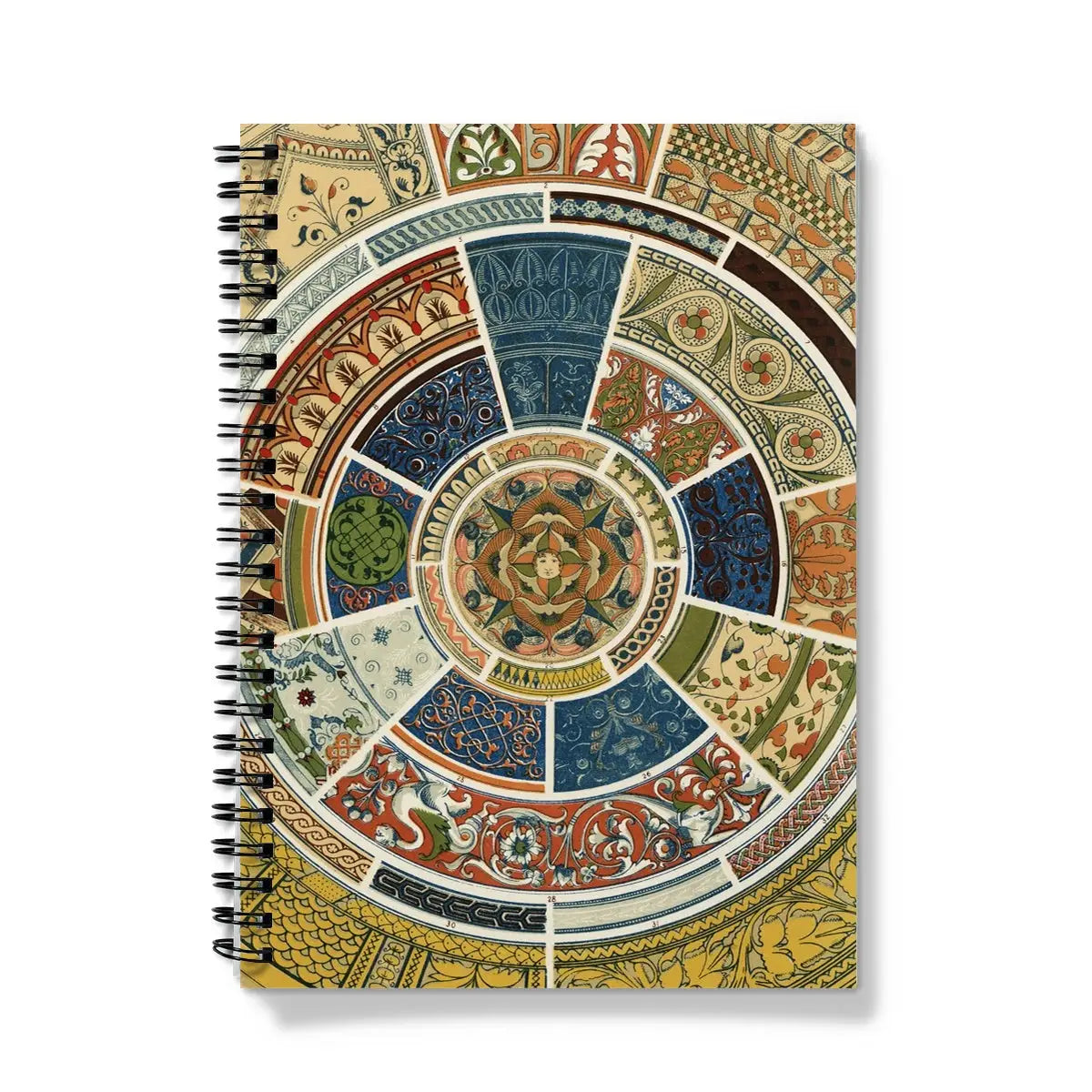 Another Grammar Of Ornament Pattern - Owen Jones Notebook - A5 / Graph - Notebooks & Notepads - Aesthetic Art