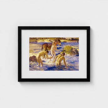 Anzacs Bathing - George Washington Lambert Art Print / Canvas, Captures Prints
