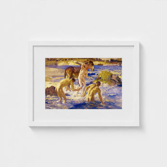Anzacs Bathing - George Washington Lambert Art Print / Canvas, Captures Prints