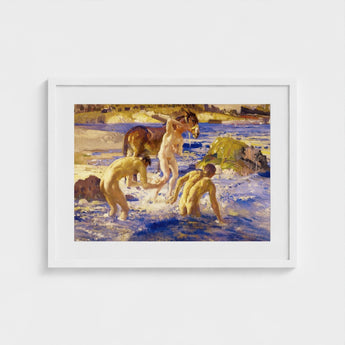 Anzacs Bathing - George Washington Lambert Art Print / Canvas, Captures Prints