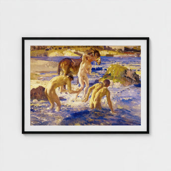Anzacs Bathing - George Washington Lambert Art Print / Canvas, Captures Prints
