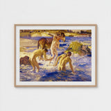 Anzacs Bathing - George Washington Lambert Art Print / Canvas, Captures Prints