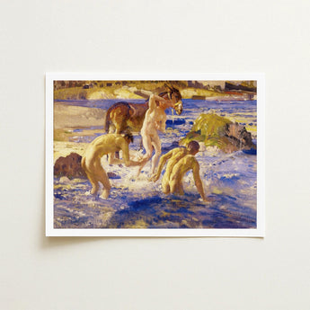 Anzacs Bathing - George Washington Lambert Art Print / Canvas, Captures Prints