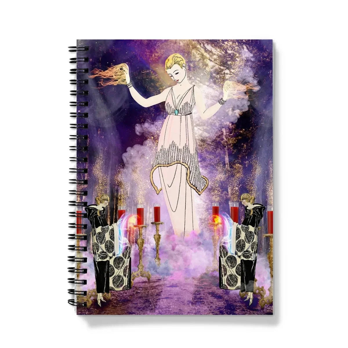 Aphromighty The 50ft Wiccan Notebook - A5 - Graph Paper - Notebooks & Notepads - Aesthetic Art