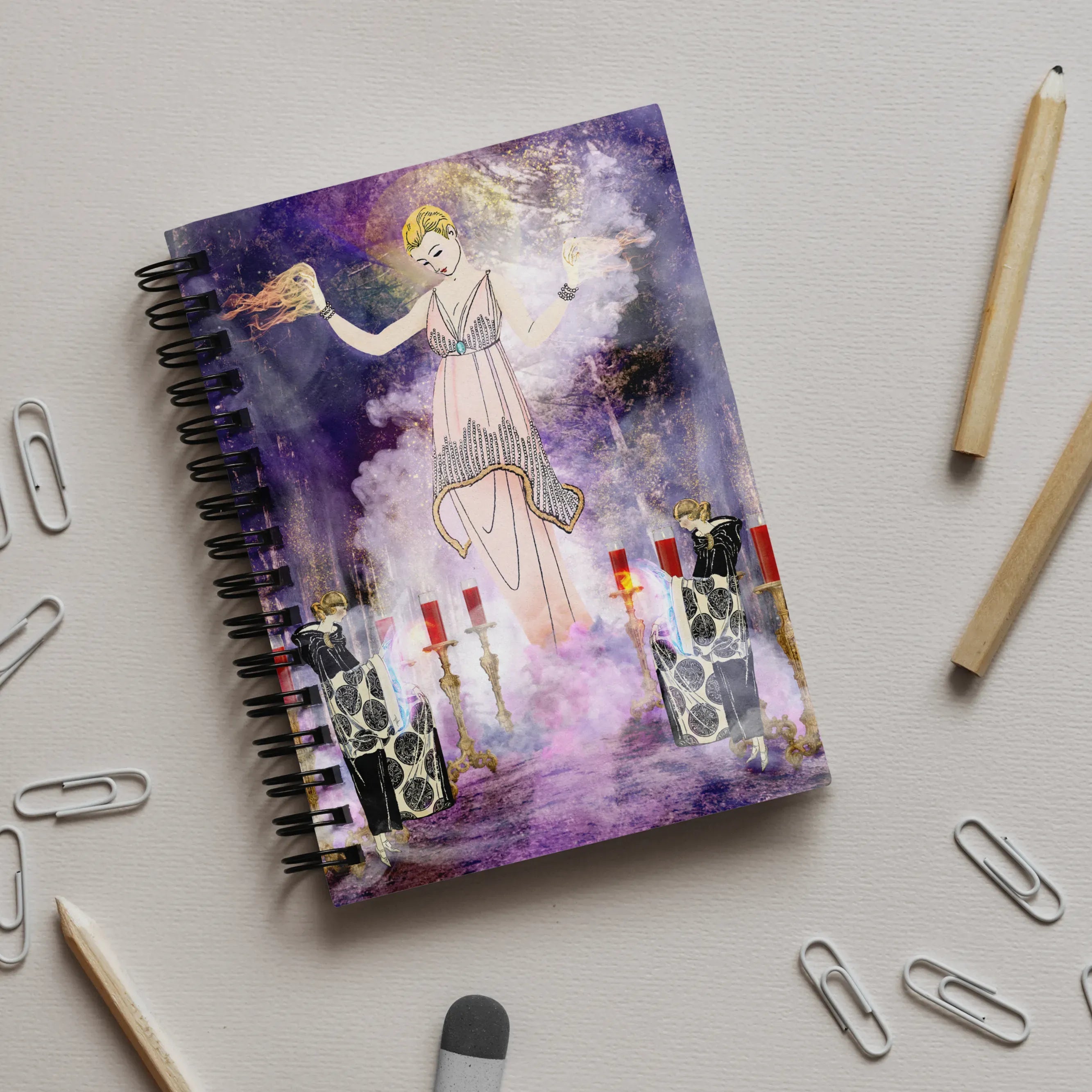 Aphromighty The 50ft Wiccan Notebook - Notebooks & Notepads - Aesthetic Art