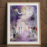 Aphromighty the 50ft Wiccan - Witch Myth Art Print, Aphromighty Print Conjures, Divine Feminine Energy, Witch Myth Art
