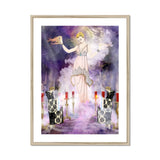 Aphromighty the 50ft Wiccan - Witch Myth Art Print, Whimsical Illustration 1920s Flapper-style Figure Dress Cocktail