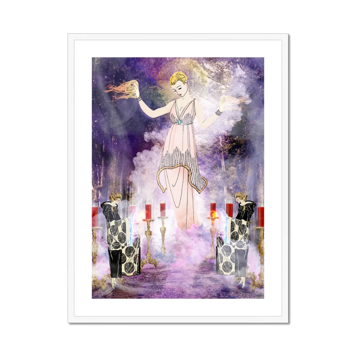 Aphromighty the 50ft Wiccan - Witch Myth Art Print