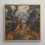 Apocalypso - Beautiful Apocalypse Art Print / Canvas, 12x12’’ / 31x31cm / Natural Frame, Posters Prints & Visual Artwork, Toby Leon