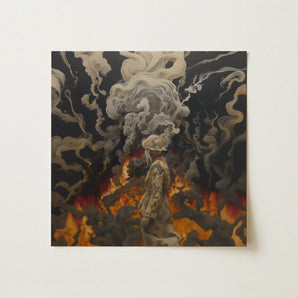 Apocalypso - Beautiful Apocalypse Art Print / Canvas, 12x12’’ / 31x31cm / Unframed / no Border, Posters Prints & Visual Artwork, Toby Leon