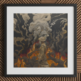 Apocalypso - Beautiful Apocalypse Art Print / Canvas, Beautiful Apocalypse Art, World Unraveling, Haunting Ballet