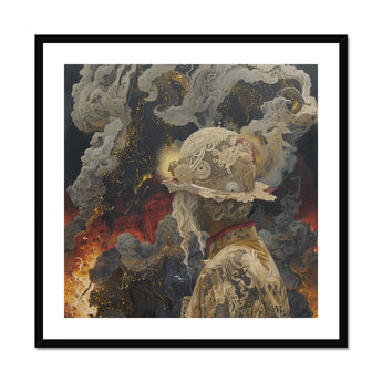 Apocalypso - Beautiful Apocalypse Art Print, Framed Art Print Figure Ornate Lace Attire