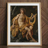 Apollo - Anhänger von Charles Meynier Kunstdruck / Leinwand, 24x32’’ / 61x81cm / Naturrahmen / Passepartout, Poster-Drucke & visuelle Kunstwerke,
