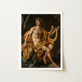 Apollo - Follower of Charles Meynier Art Print / Canvas Laurel Wreath Catches, Oil Pigment Lays, Meynier’s Vision, Amber Light Prints