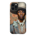 Apollo - Gay Black Dandy Cowboy Iphone Case 12 Pro Max / Matte Mobile Phone Cases