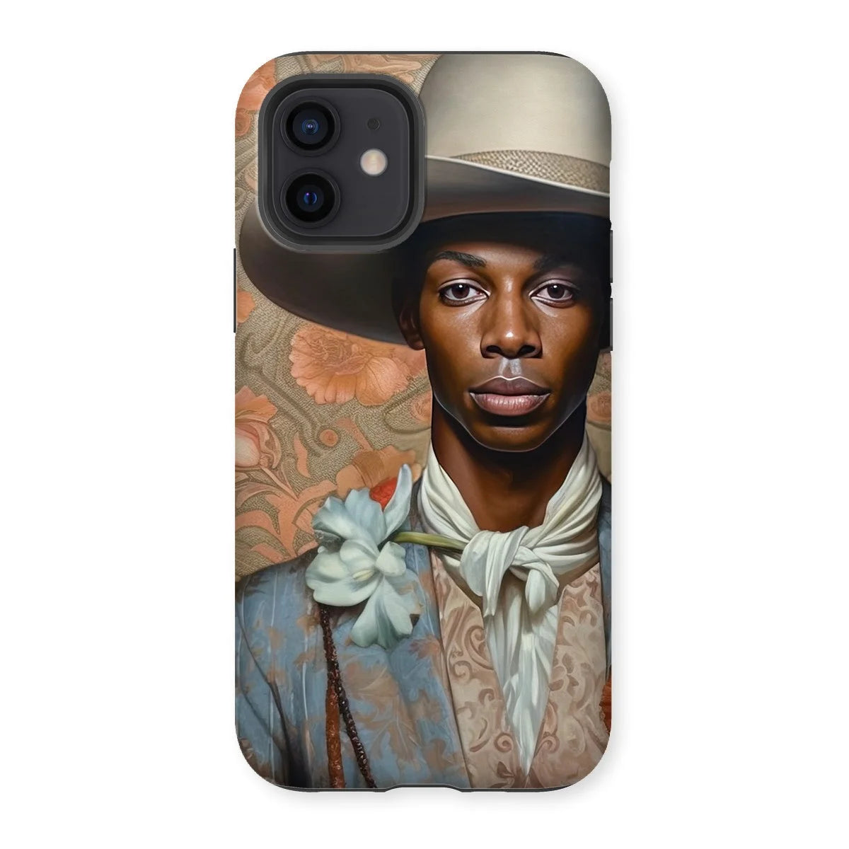 Apollo - Gay Black Dandy Cowboy Iphone Case - 12 / Matte