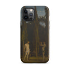 Apollo & Marsyas Hans Thoma Greek Myth Iphone Case, 12 Pro Max / Matte, Artistic Phone Case