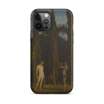 Apollo & Marsyas - Hans Thoma Greek Myth Iphone Case, 12 Pro Max / Matte, Artistic Phone Case