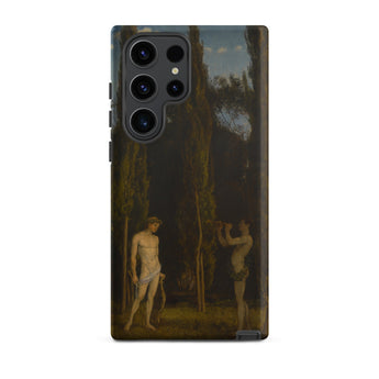 Apollo & Marsyas - Hans Thoma Greek Myth Phone Case, Samsung Galaxy S23 Ultra / Matte, Mobile Cases, Toby Leon