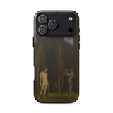 Apollo & Marsyas - Hans Thoma Greek Myth Phone Case Iphone 17 Pro Max / Matte Iphone 13 Pro Max Case Dark Olive Green Greek Myth