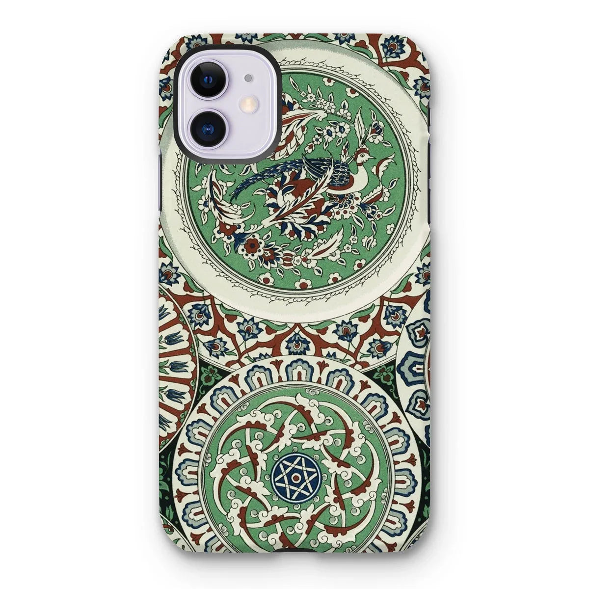 Arabesque Pattern - Auguste Racinet Iphone Case, 11 / Matte, Ornate Phone Case Intricate Green White Brown Floral