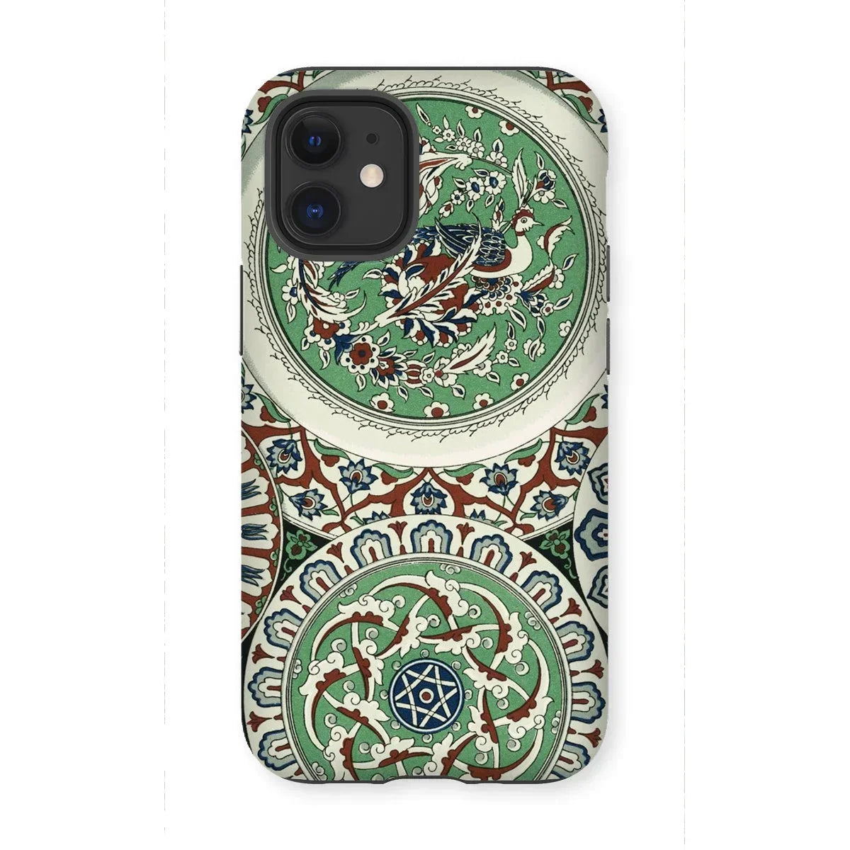 Arabesque Pattern - Auguste Racinet Iphone Case, 12 Mini / Matte, Decorative Phone Case Intricate Islamic-style Patterns Motifs Green