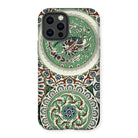 Arabesque Pattern - Auguste Racinet Iphone Case, 12 Pro / Matte, Ornate Phone Case Intricate Green White Red Islamic-style