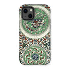 Arabesque Pattern - Auguste Racinet Iphone Case, 13 / Matte, Ornate Phone Case Intricate Green White Red Islamic-style