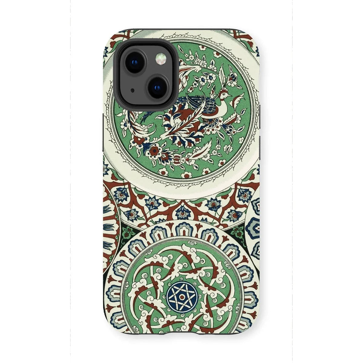 Arabesque Pattern - Auguste Racinet Iphone Case, 13 Mini / Matte, Decorative Phone Case Intricate Green White Red Floral