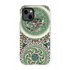 Arabesque Pattern - Auguste Racinet Iphone Case, 13 Mini / Matte, Decorative Phone Case Intricate Green White Red Floral