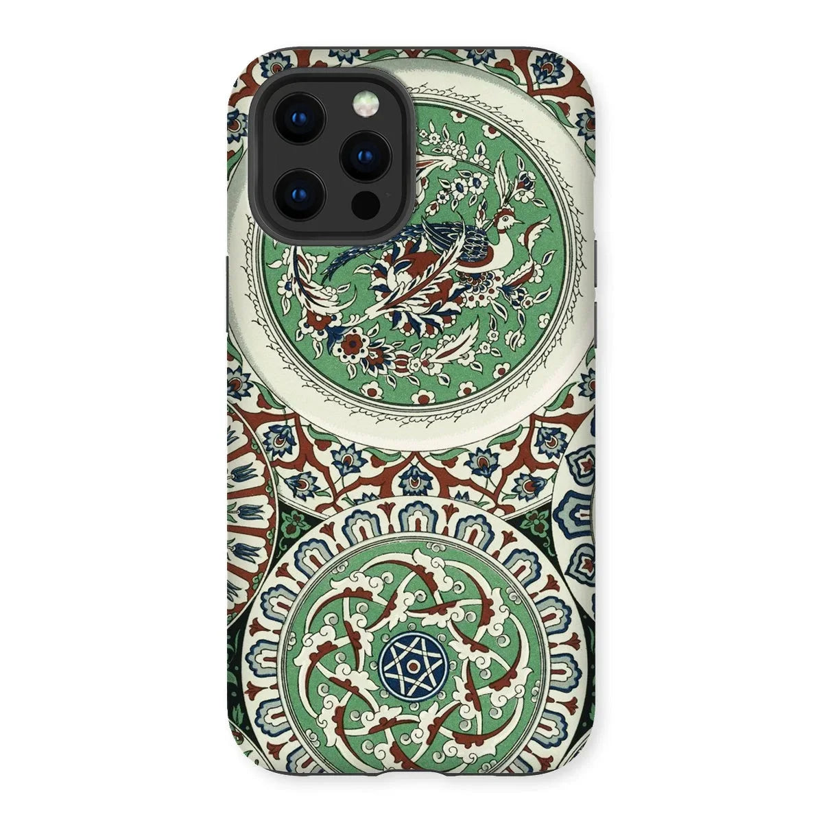 Arabesque Pattern - Auguste Racinet Iphone Case, 13 Pro Max / Matte, Ornate Phone Case Intricate Islamic-style Patterns Designs Green