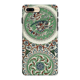 Arabesque Pattern - Auguste Racinet Iphone Case, 8 Plus / Matte, Ornate Phone Case Intricate Islamic-style Patterns Green White