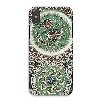 Arabesque Pattern - Auguste Racinet Iphone Case, Xs / Matte, Ornate Phone Case Intricate Islamic-style Patterns Circular Designs