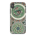 Arabesque Pattern Auguste Racinet Iphone Case, Xs / Matte, Ornate Phone Case Intricate Islamic Style Patterns Circular Designs