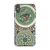 Arabesque Pattern - Auguste Racinet Iphone Case, Xs Max / Matte, Ornate Phone Case Intricate Green White Red Circular