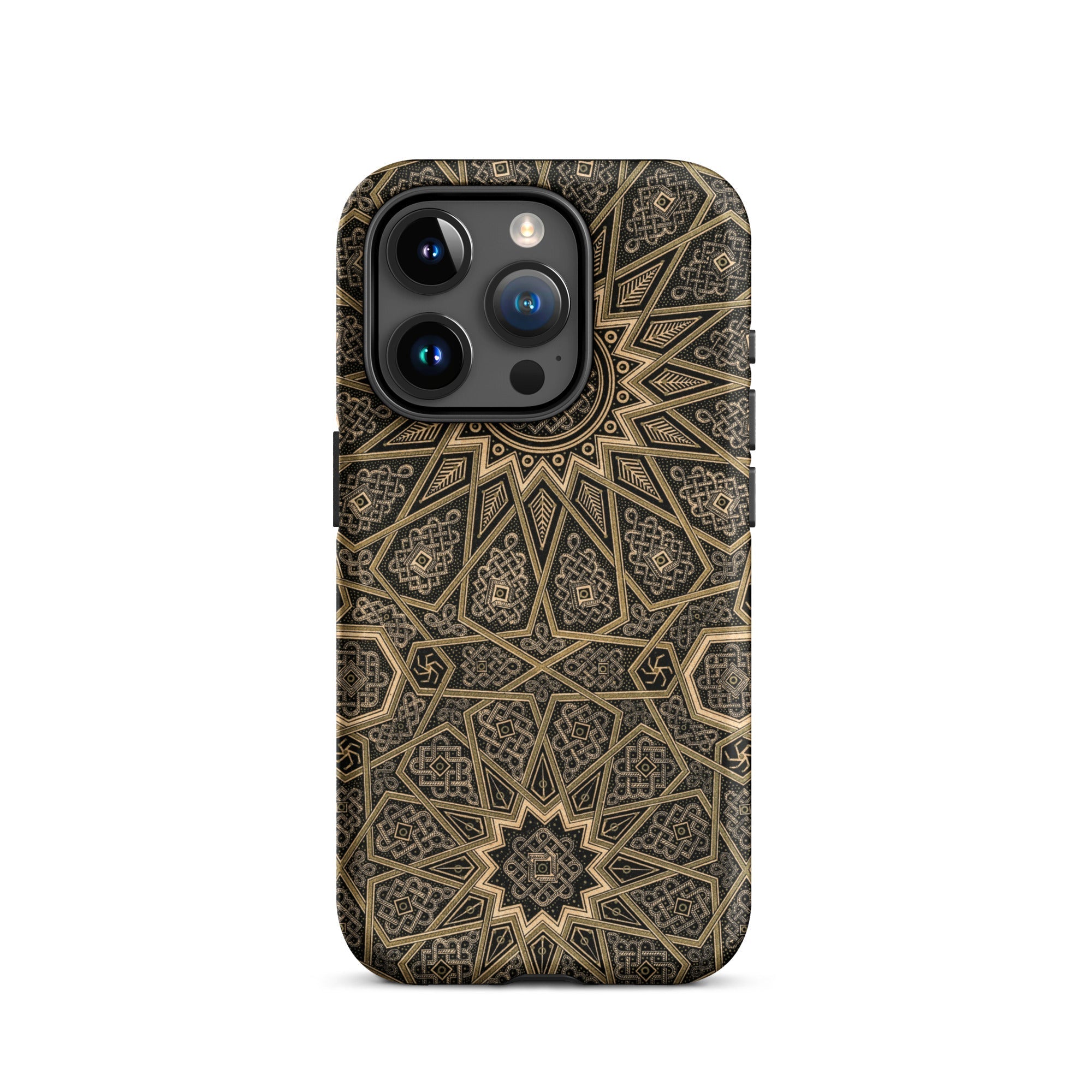 Arabic Ceiling - Emile Prisses D’avennes Iphone Case, 15 Pro / Matte, Intricate Patterned Phone Case