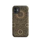 Arabic Ceiling - Emile Prisses D’avennes Phone Case Iphone 11 / Matte Ornate Patterned Phone Case Arabic Ceiling, Emile Prisse D’avennes,
